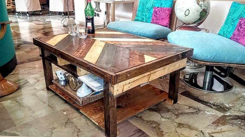 Recycled Pallets Rustic Entryway Table Wood Pallet Furniture