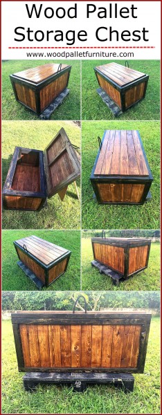 Wood Pallet Storage Chest | Wood Pallet Furniture