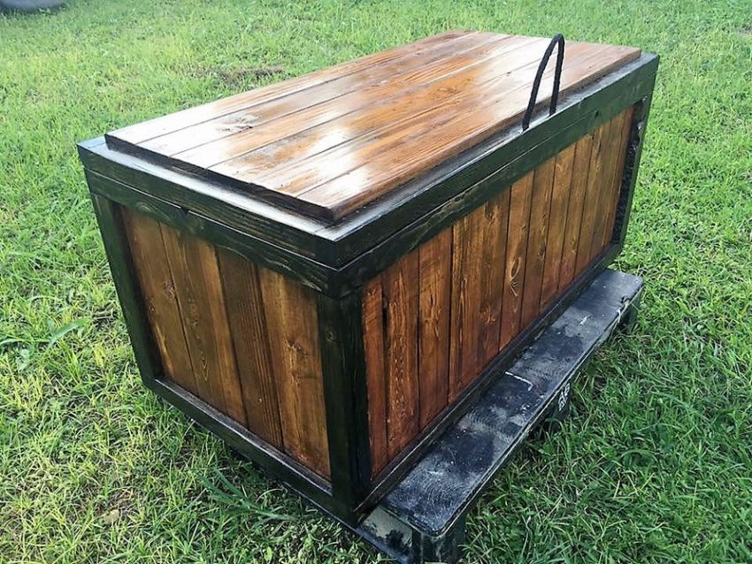 Wood Pallet Storage Chest | Wood Pallet Furniture