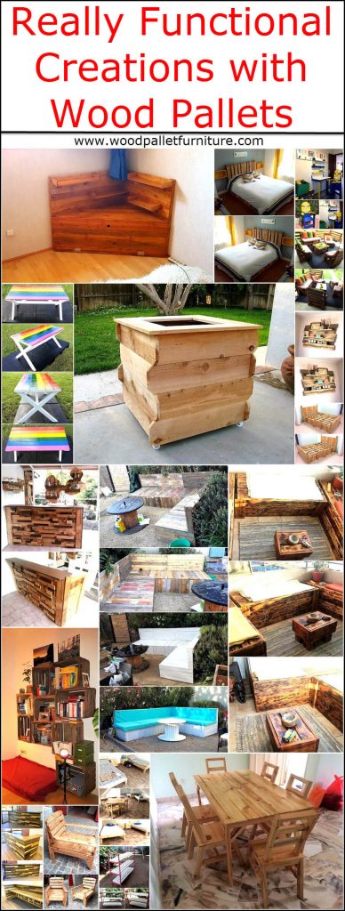 Really Functional Creations With Wood Pallets 