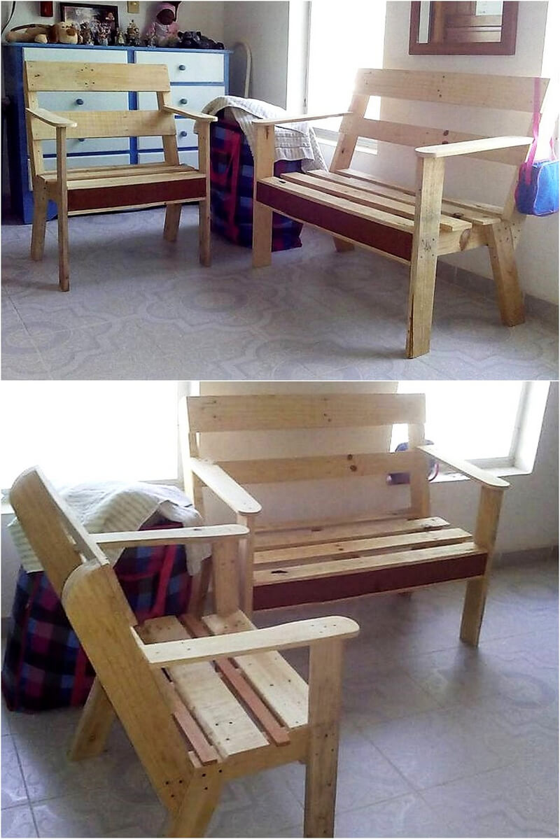 DIY Motive Ideas for Wood Pallets Repurposing | Wood Pallet Furniture