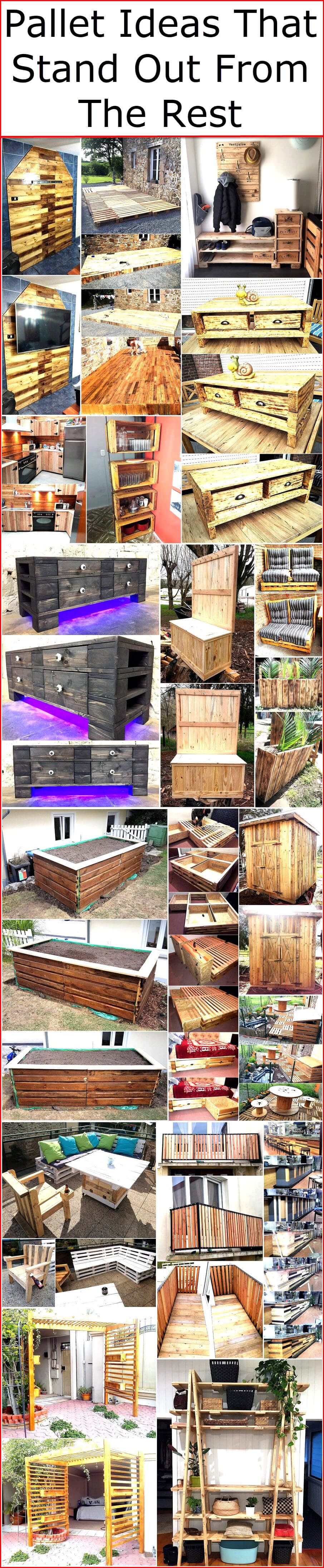 Pallet Ideas That Stand Out From The Rest | Wood Pallet Furniture