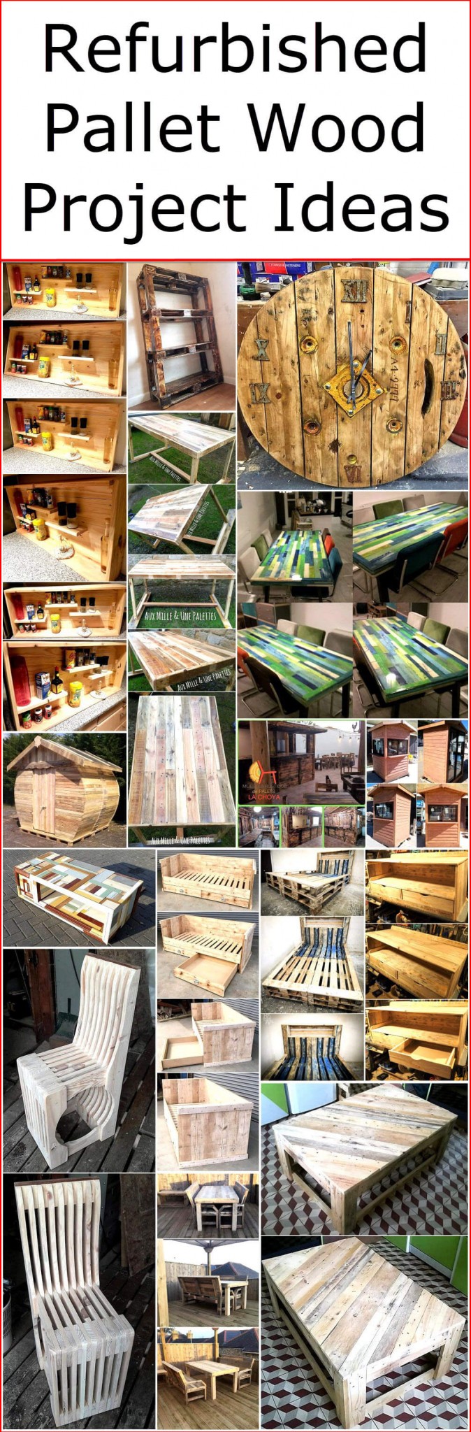 Refurbished Pallet Wood Project Ideas | Wood Pallet Furniture