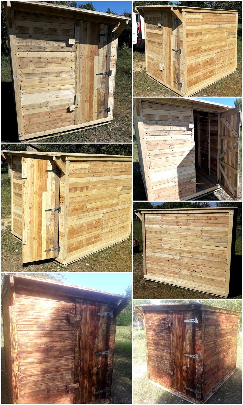 pallet garden cabin idea