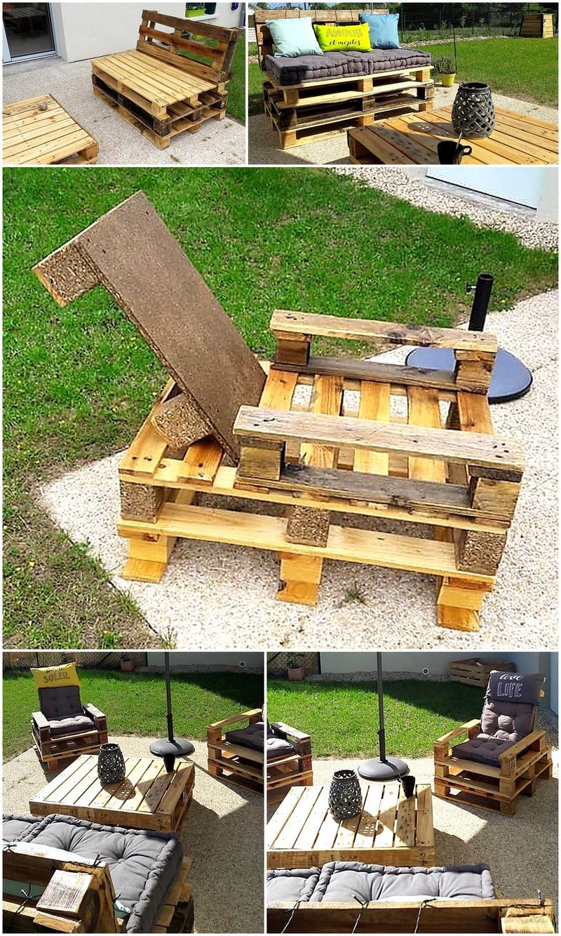 pallet garden lounge furniture