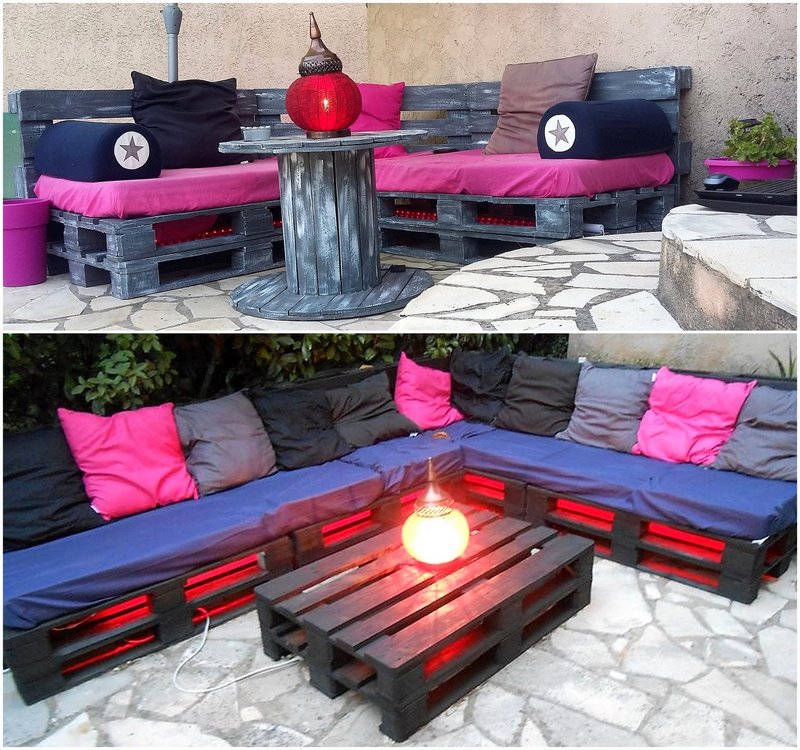 pallet patio sofa