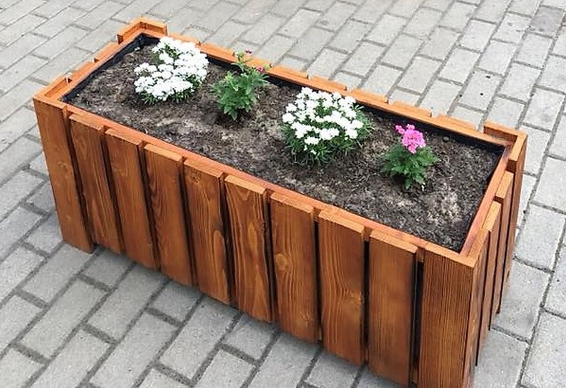 pallet planter idea