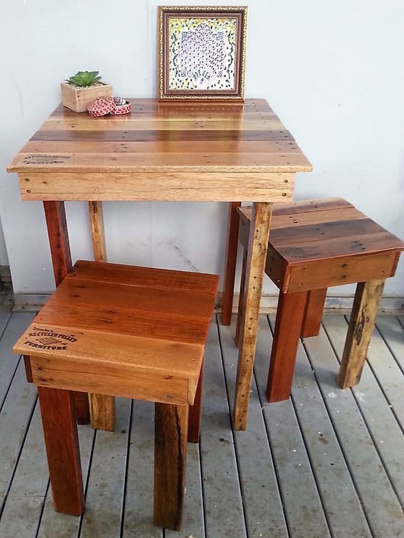 pallet wooden furniture plan 2