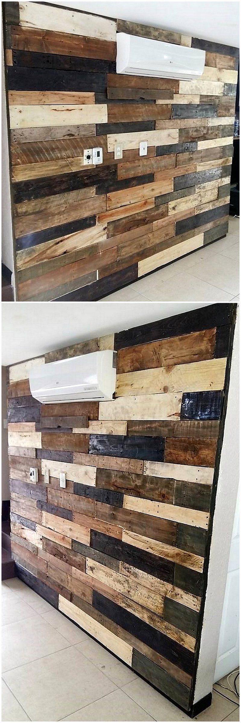 pallets wall works