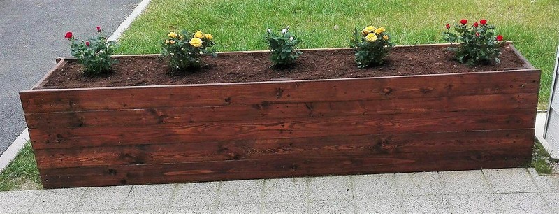 pallets wooden planter