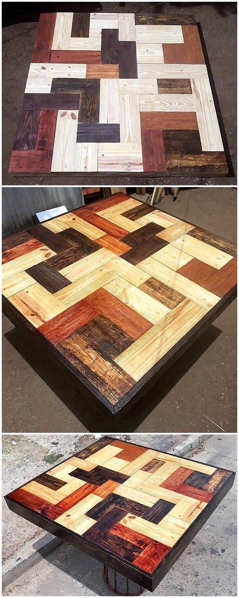 DIY pallet table idea