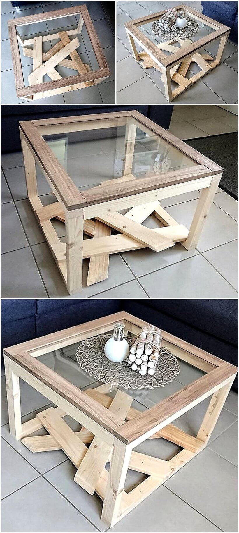 reused pallet table project