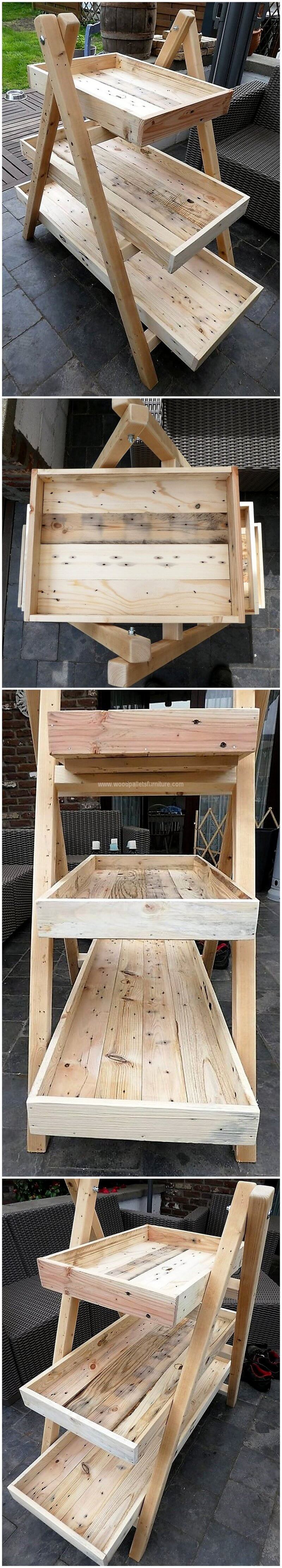 pallet decor or storage rack