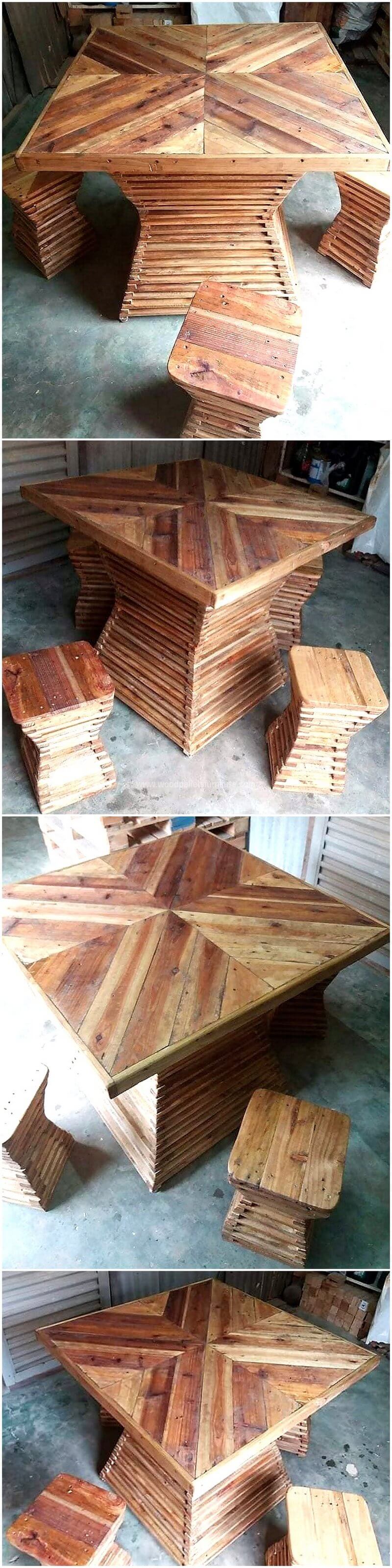 recycled wood pallet furniture