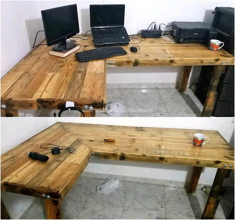 pallet corner desk