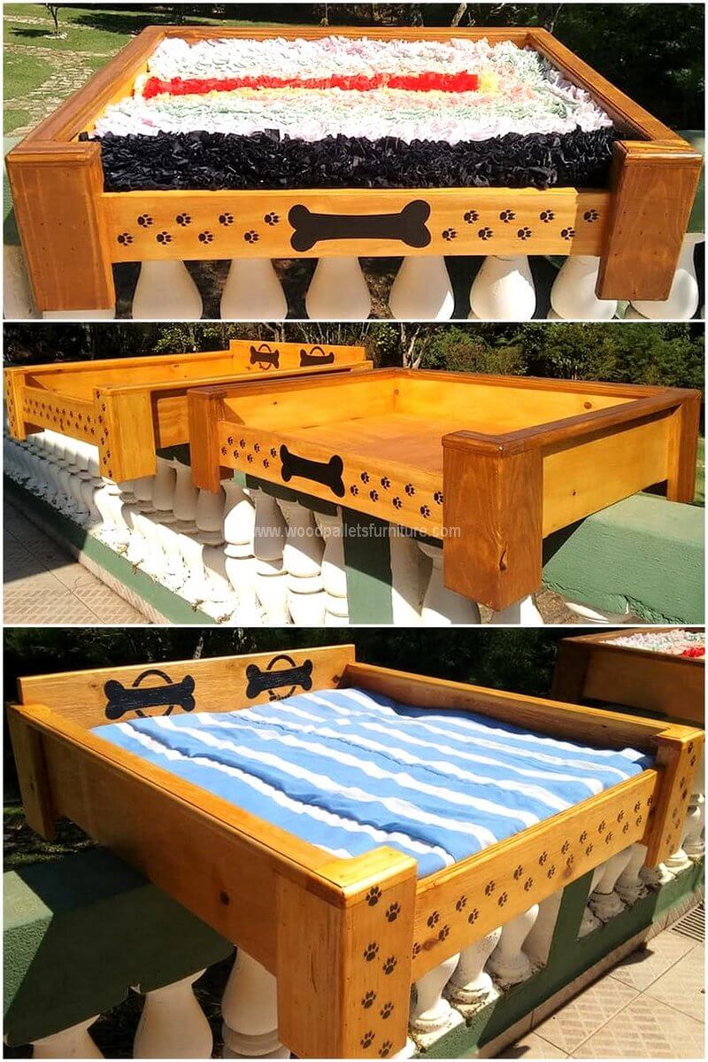 pallet dog beds