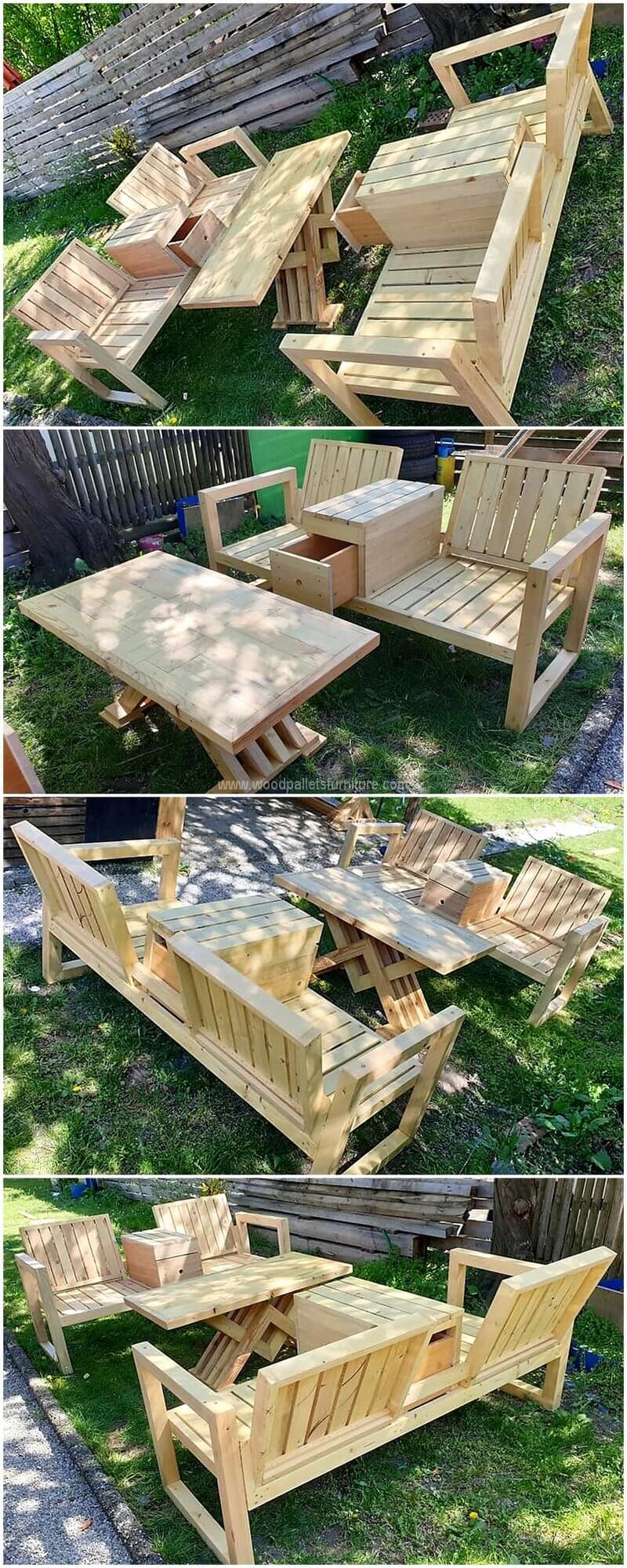 pallet garden furniture