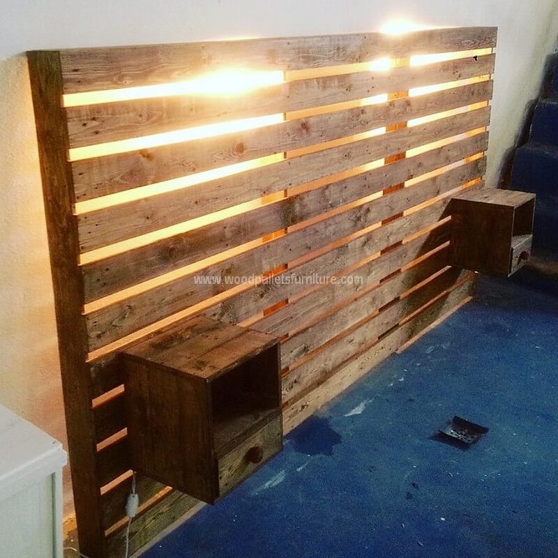 pallet headboard idea