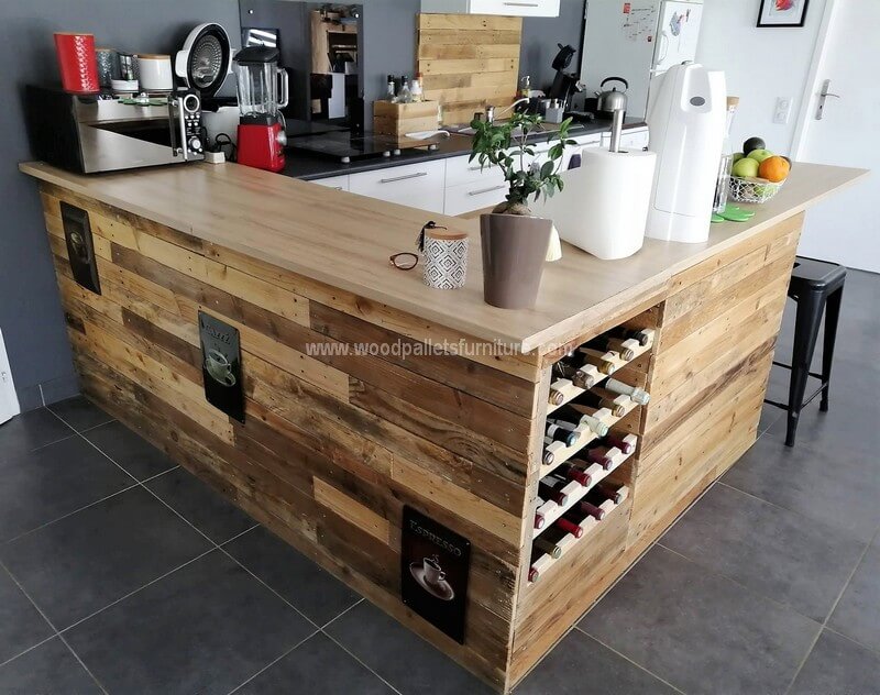 pallet kitchen project