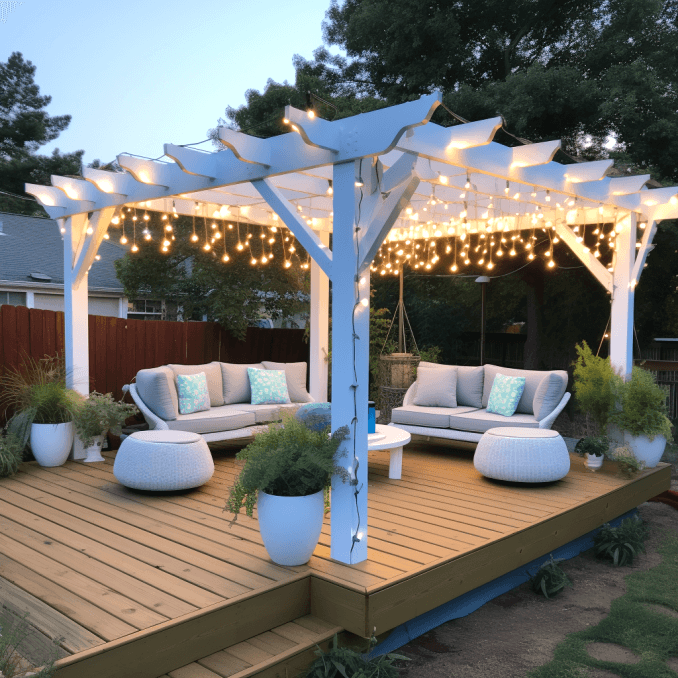 Pallet Pergola Beach Retreat (12)