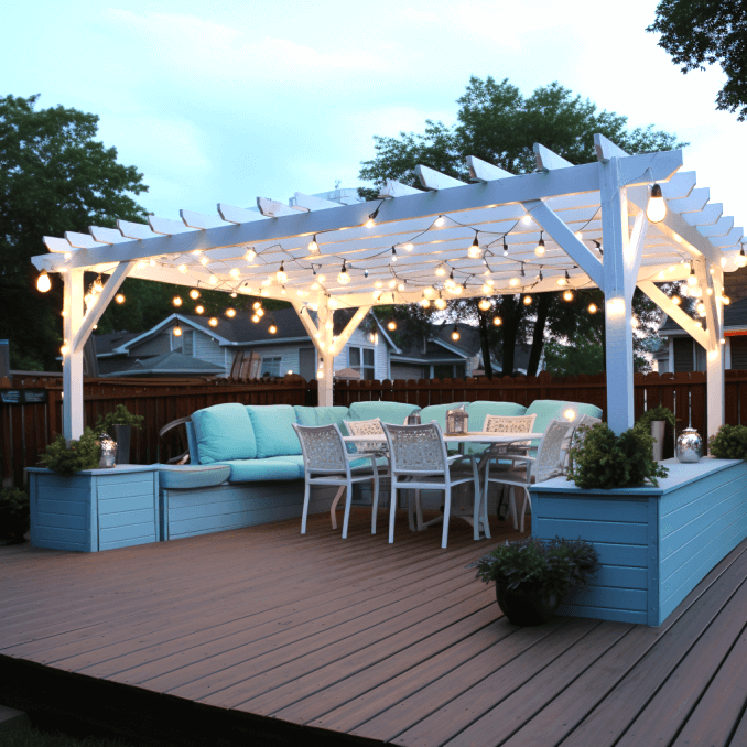 Pallet Pergola Beach Retreat (13)