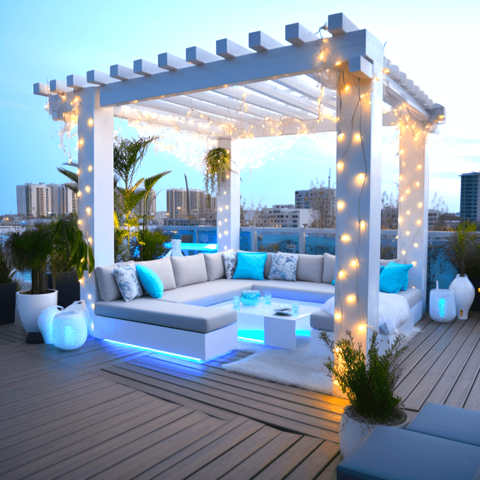 Pallet Pergola Beach Retreat (16)