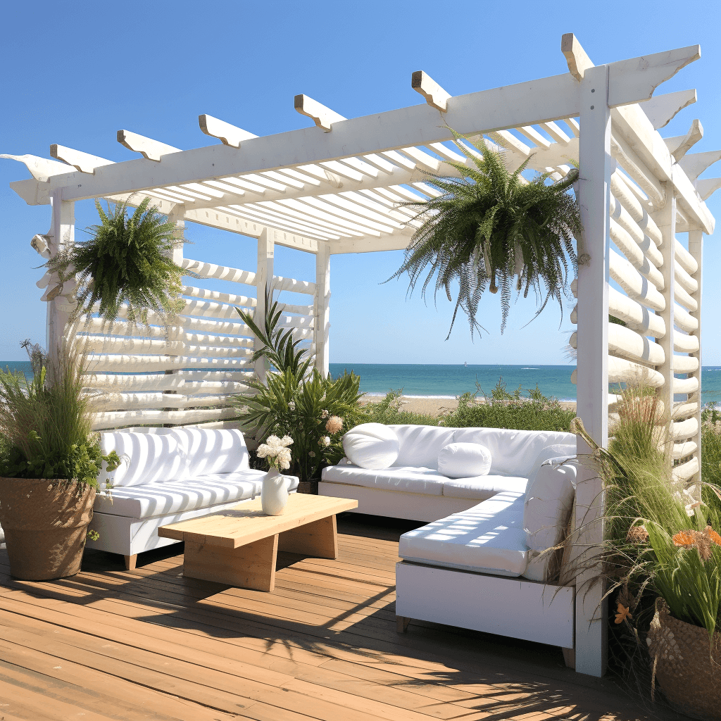 Pallet Pergola Beach Retreat (21)