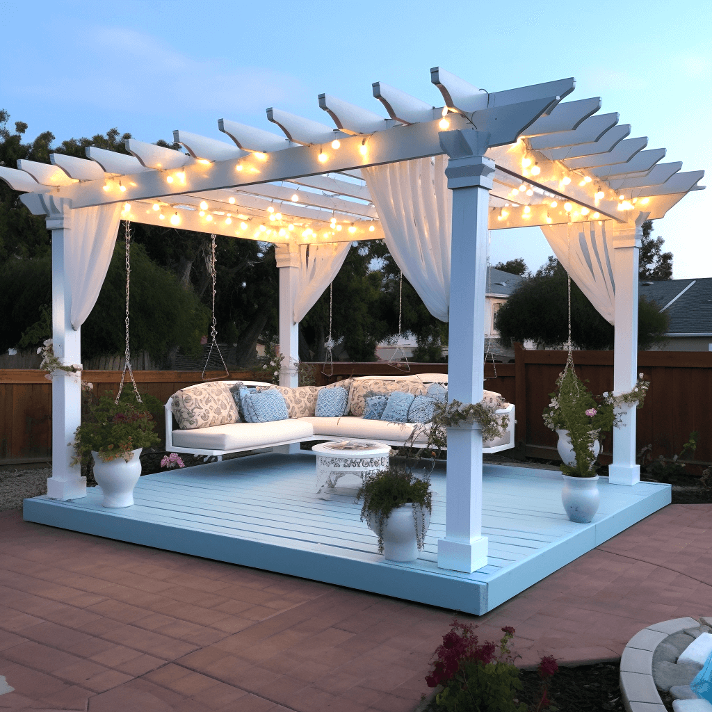 Pallet Pergola Beach Retreat (25)