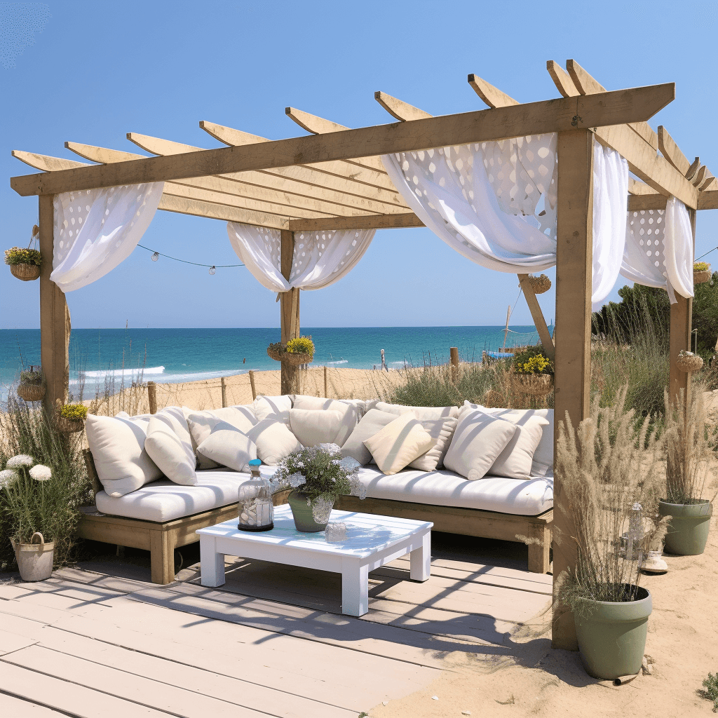 Pallet Pergola Beach Retreat (5)