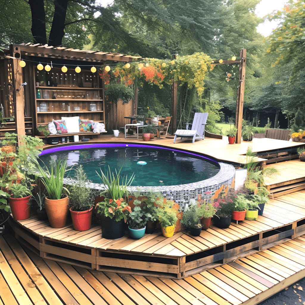 Splash into Serenity Wooden Swimming Pools for Your Backyard Paradise (28)