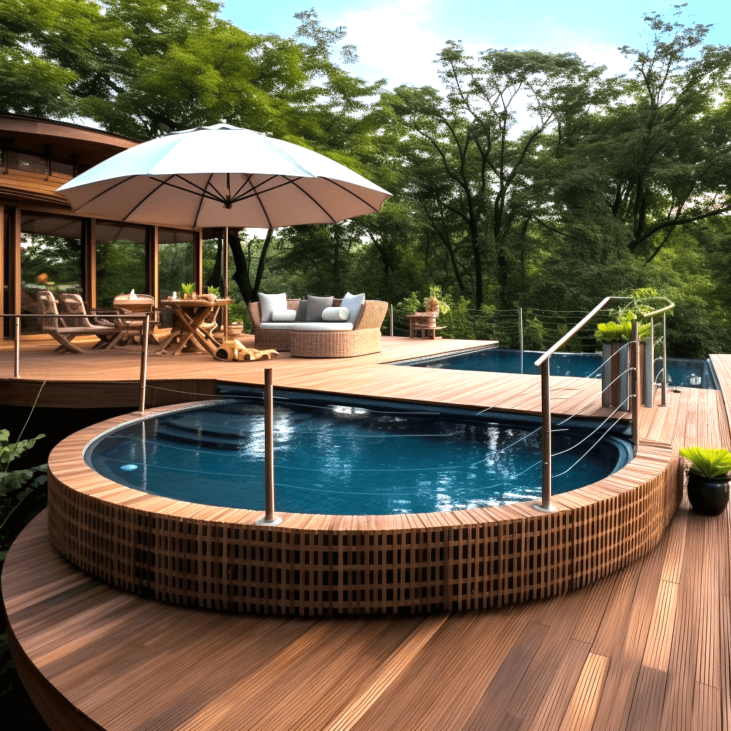 Splash into Serenity Wooden Swimming Pools for Your Backyard Paradise (5)