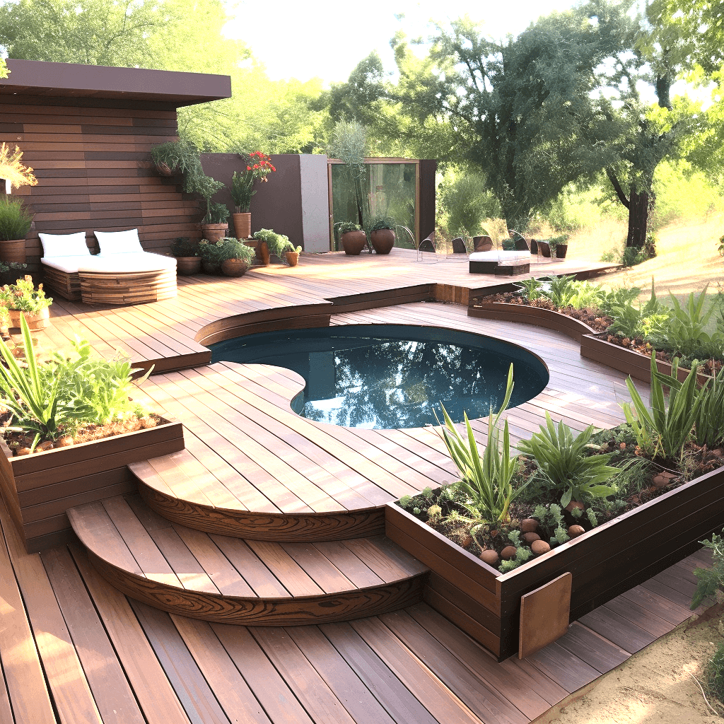 Splash into Serenity Wooden Swimming Pools for Your Backyard Paradise (8)