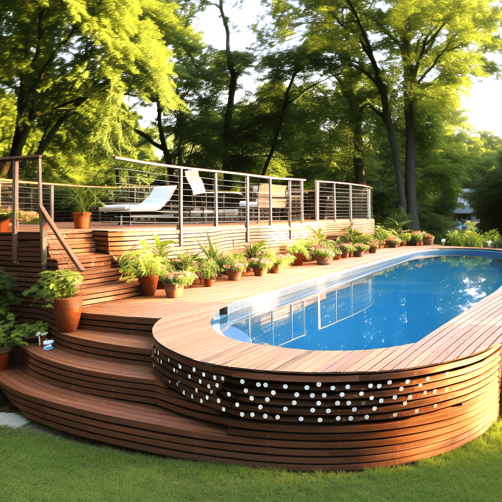 Splash into Serenity Wooden Swimming Pools for Your Backyard Paradise (9)