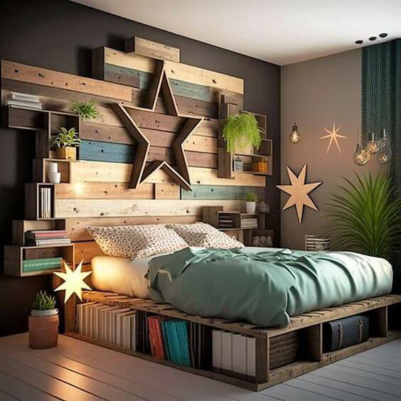 Upcycled Dreams The Beauty Of Wooden Pallet Beds (10)