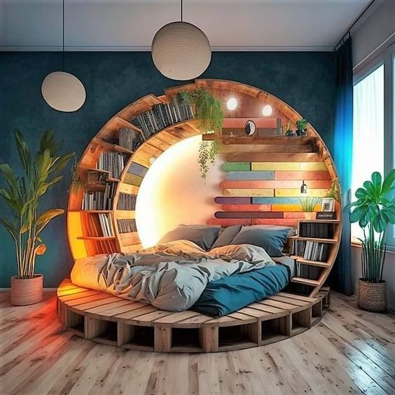 Upcycled Dreams The Beauty Of Wooden Pallet Beds (12)