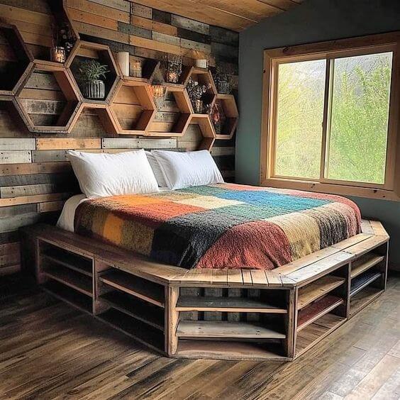 Upcycled Dreams The Beauty Of Wooden Pallet Beds (15)