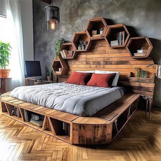 Upcycled Dreams The Beauty Of Wooden Pallet Beds (16)