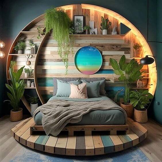 Upcycled Dreams The Beauty Of Wooden Pallet Beds (20)