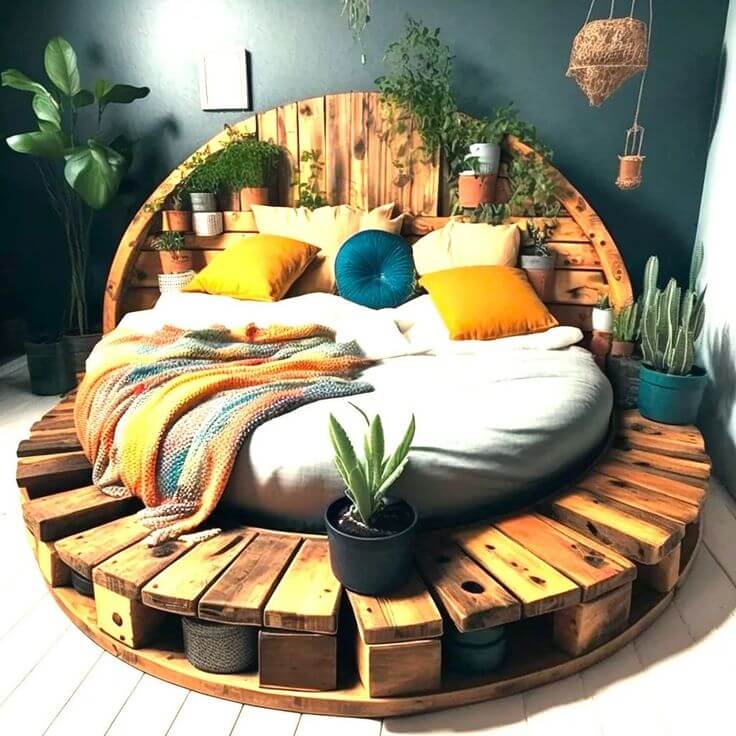 Upcycled Dreams The Beauty Of Wooden Pallet Beds (23)