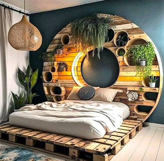 Upcycled Dreams The Beauty Of Wooden Pallet Beds (30)