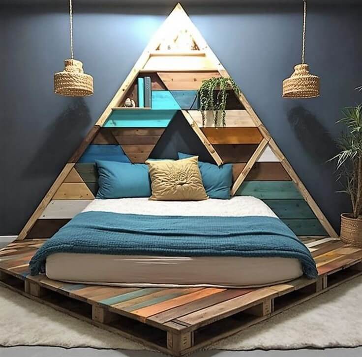 Upcycled Dreams The Beauty Of Wooden Pallet Beds (31)