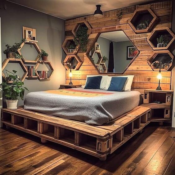 Upcycled Dreams The Beauty Of Wooden Pallet Beds (36)