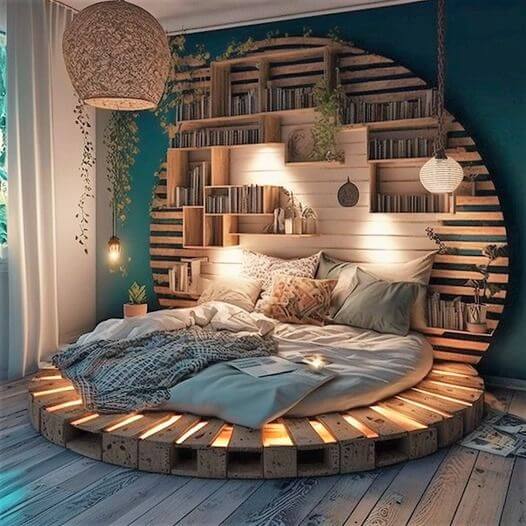 Upcycled Dreams The Beauty Of Wooden Pallet Beds (5)