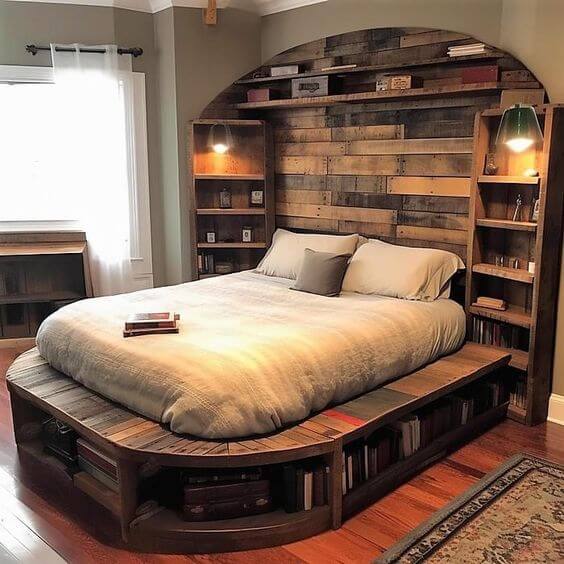 Upcycled Dreams The Beauty Of Wooden Pallet Beds (7)