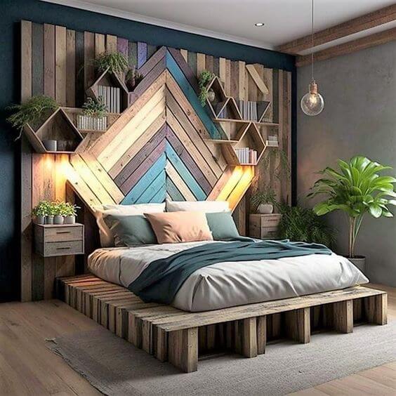 Upcycled Dreams The Beauty Of Wooden Pallet Beds (8)