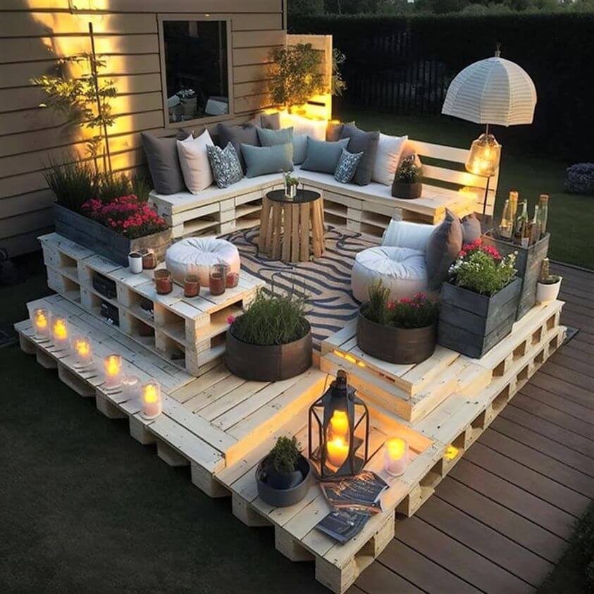 Rustic Elegance Making the Most of Pallet Wood in Your Outdoor Decor (20)