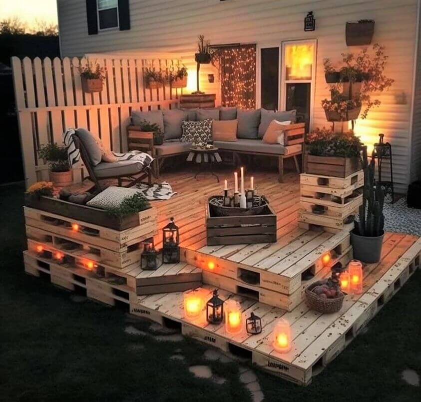 Rustic Elegance Making the Most of Pallet Wood in Your Outdoor Decor (21)